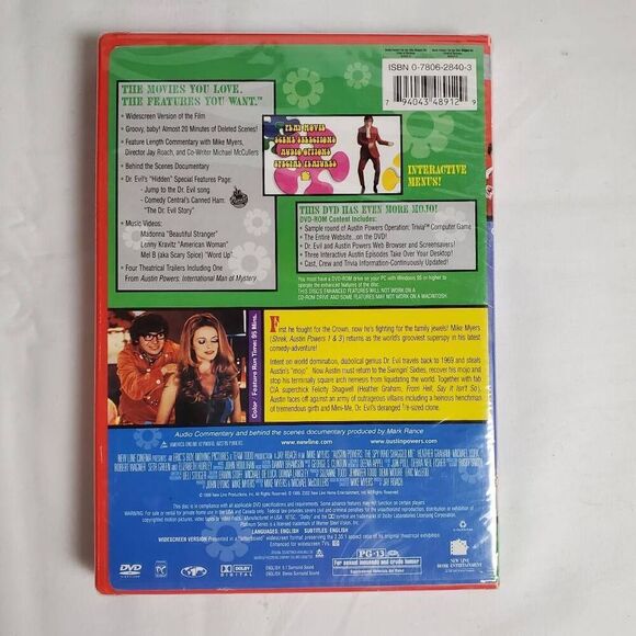Austin Powers The Spy Who Shagged Me DVD - Picture 2 of 2